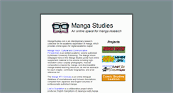 Desktop Screenshot of mangastudies.com